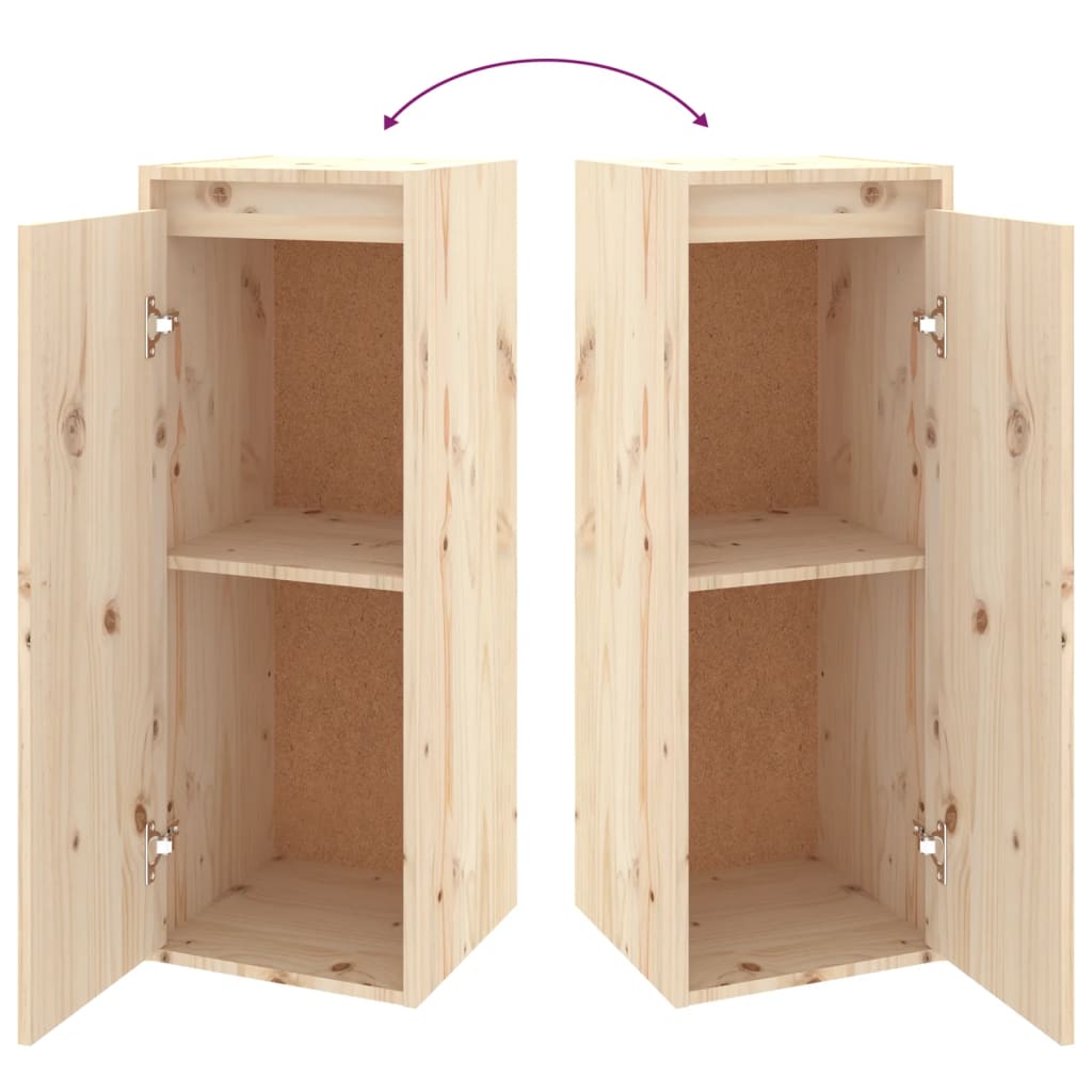 vidaXL Έπιπλα Τηλεόρασης 4 τεμ. από Μασίφ Ξύλο Πεύκου