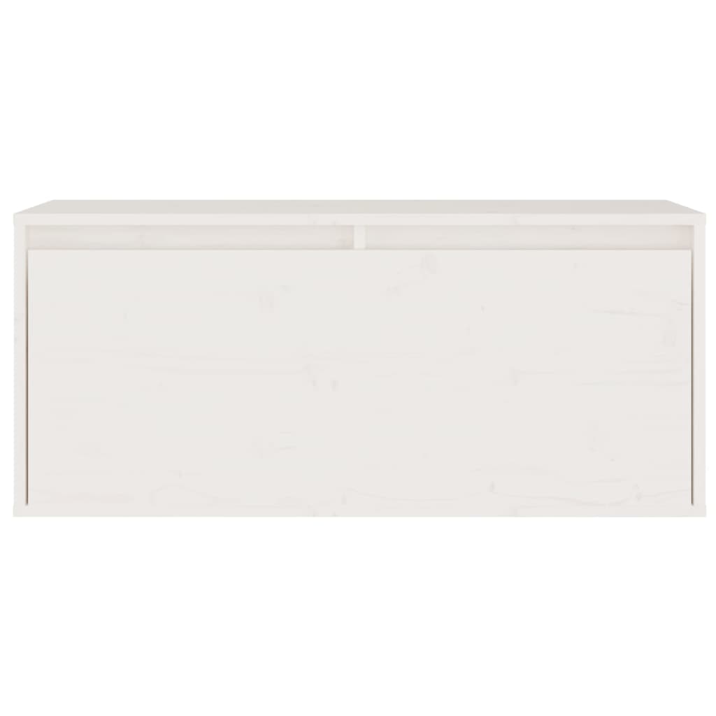vidaXL Έπιπλα Τηλεόρασης 6 τεμ. Λευκά από Μασίφ Ξύλο Πεύκου