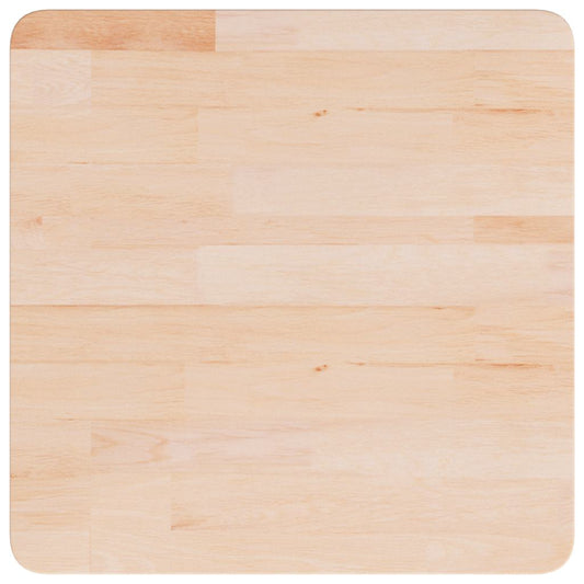 vidaXL Επιφάνεια Τραπεζιού Τετράγωνη 50x50x1,5 εκ. Μασίφ Ξύλο Δρυς