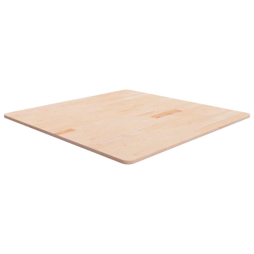 vidaXL Επιφάνεια Τραπεζιού Τετράγωνη 90x90x1,5 εκ. Μασίφ Ξύλο Δρυς