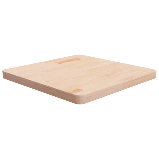 vidaXL Επιφάνεια Τραπεζιού Τετράγωνη 60x60x4 εκ. Μασίφ Ξύλο Δρυς