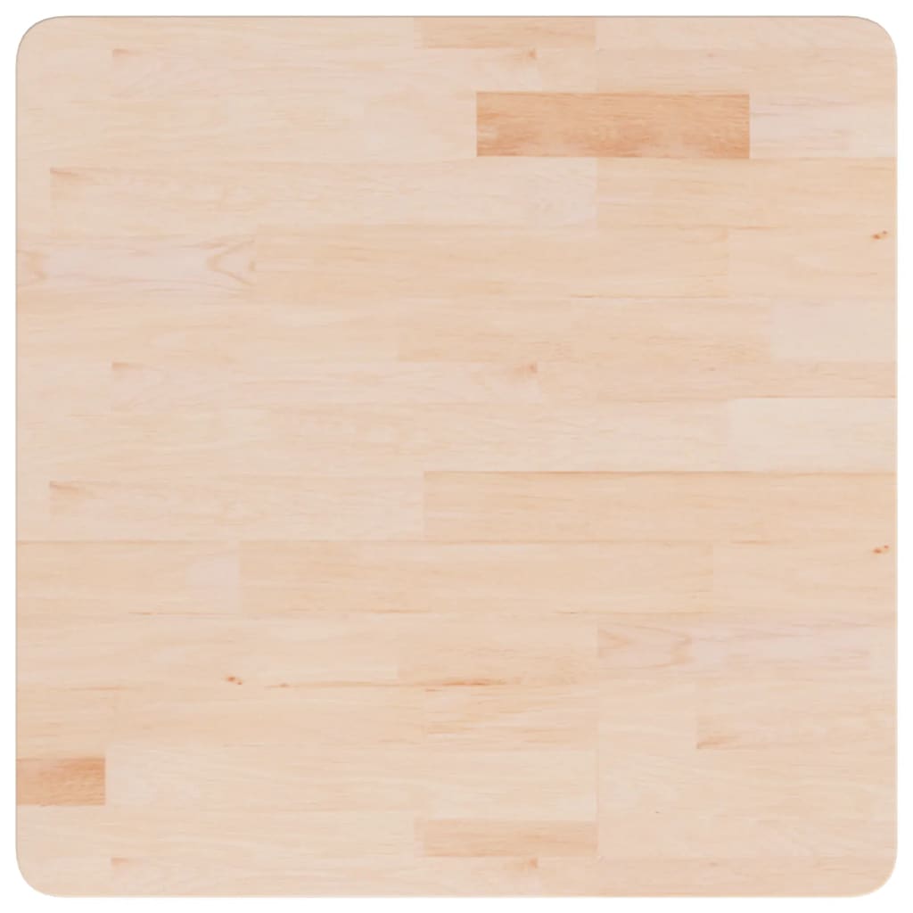 vidaXL Επιφάνεια Τραπεζιού Τετράγωνη 60x60x4 εκ. Μασίφ Ξύλο Δρυς