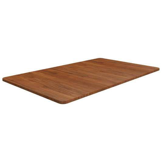 vidaXL Πάγκος Μπάνιου Σκ. Καφέ 100 x 60 x 1,5 εκ. Επεξ. Μασίφ Ξύλο