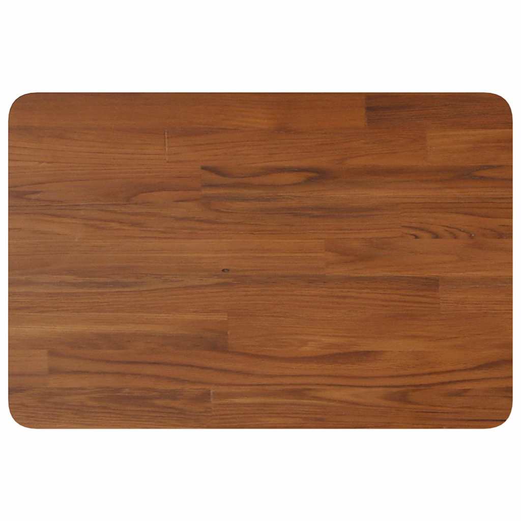 vidaXL Πάγκος Μπάνιου Σκ. Καφέ 60x40x2,5 εκ. Επεξ. Μασίφ Ξύλο