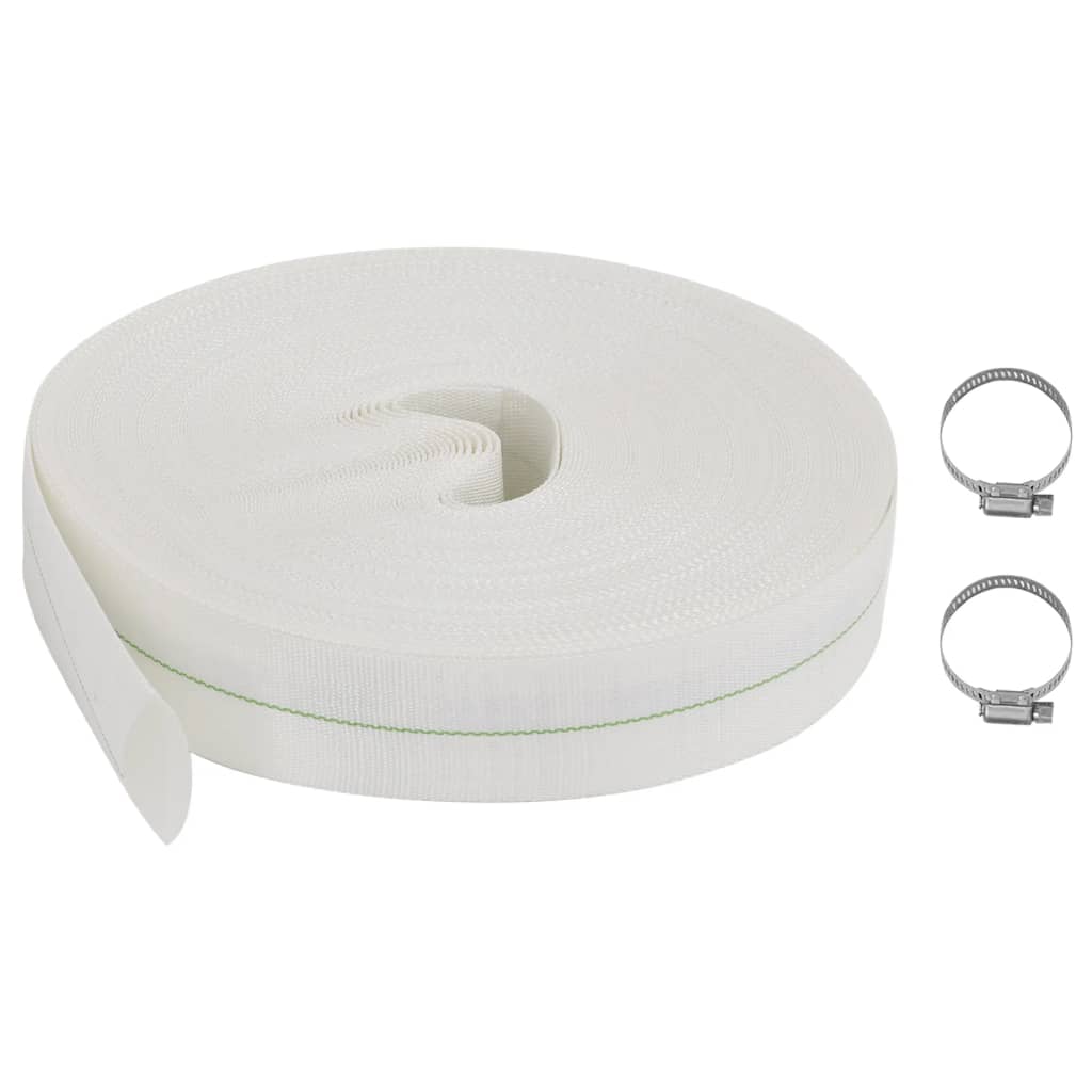 vidaXL Πλακέ Μάνικα Νερού 50 μ. 1" από Πολυαιθυλένιο