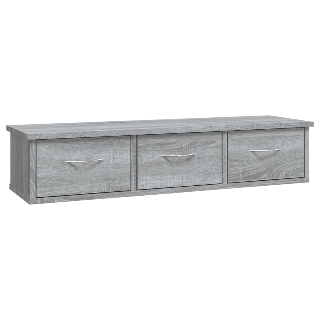 vidaXL Ντουλάπι Τοίχου Γκρι Sonoma 88x26x18,5 εκ. Επεξεργασμένο Ξύλο