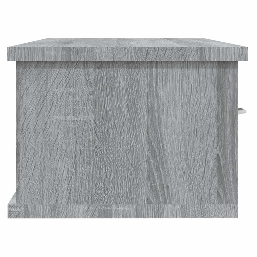 vidaXL Ντουλάπι Τοίχου Γκρι Sonoma 88x26x18,5 εκ. Επεξεργασμένο Ξύλο