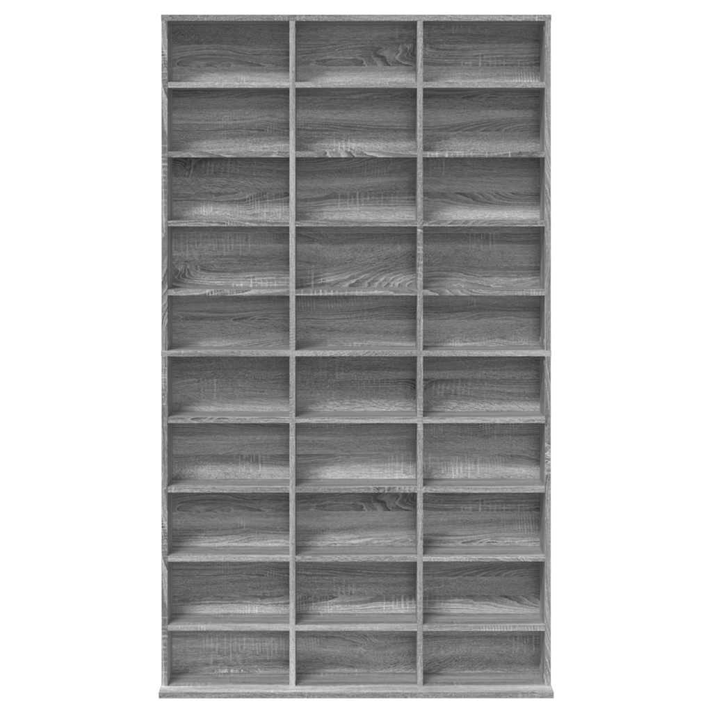 vidaXL Έπιπλο για CD Γκρι Sonoma 102x23x177,5 εκ. Επεξεργασμένο Ξύλο