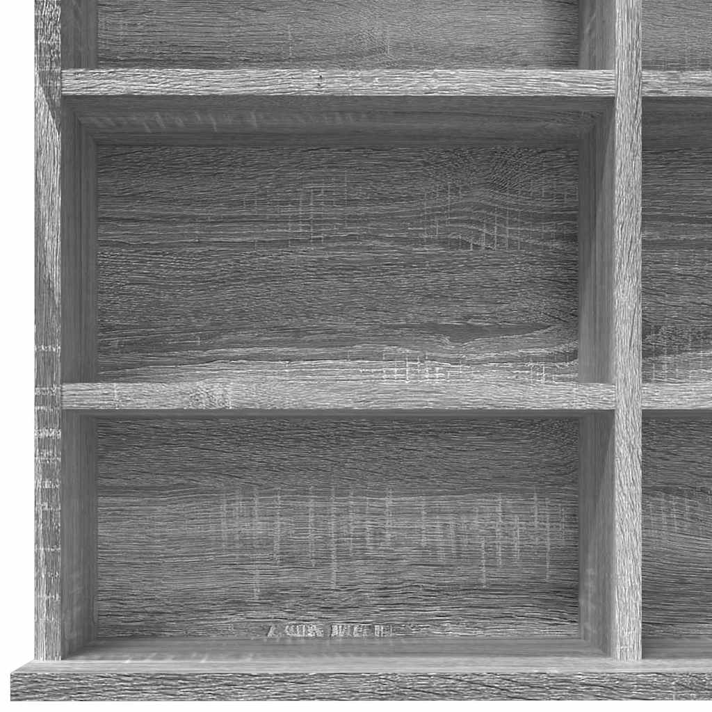 vidaXL Έπιπλο για CD Γκρι Sonoma 102x23x177,5 εκ. Επεξεργασμένο Ξύλο