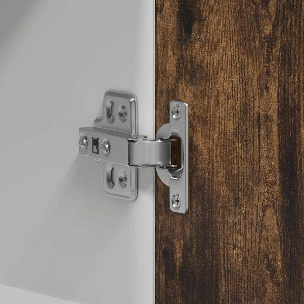 vidaXL Κρεμαστό Ντουλάπι Lyon Καπνιστή Δρυς 60x31x60εκ.