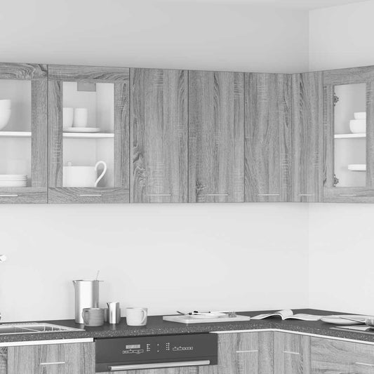 vidaXL Κρεμαστό Ντουλάπι Lyon Γκρι Sonoma 60x31 60εκ.