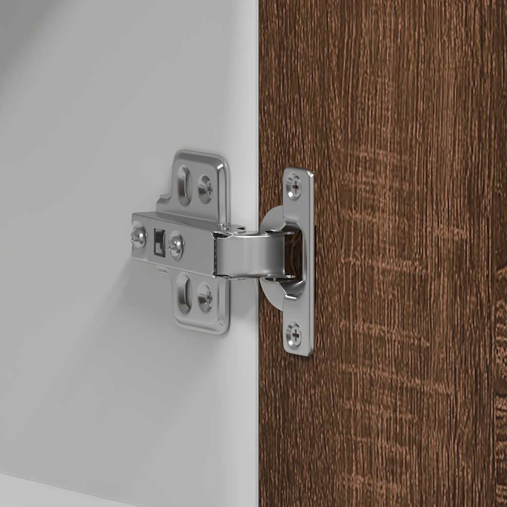 vidaXL Κρεμαστό Ντουλάπι Lyon Καφέ Δρυς 60x31x60εκ. Επεξεργασμένο Ξύλο