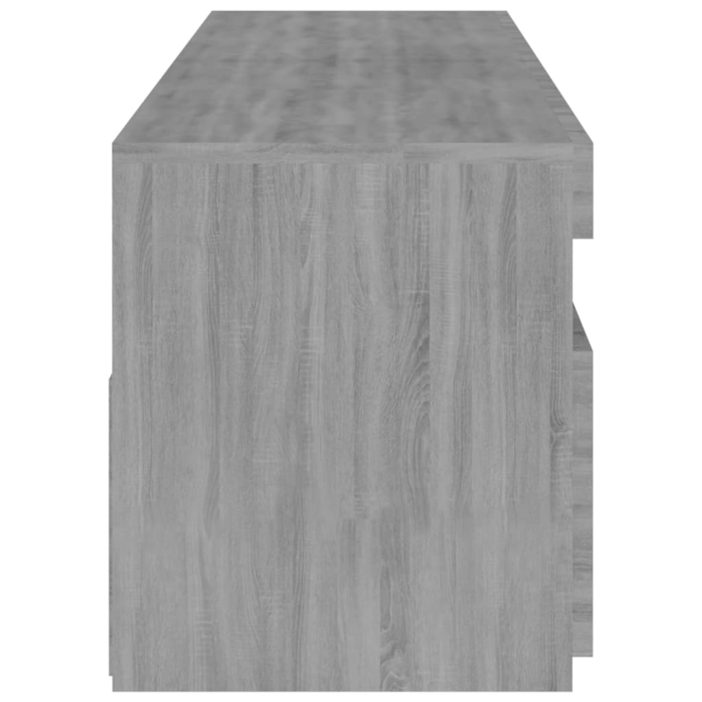 vidaXL Έπιπλο Τηλεόρασης με LED 2 τεμ. Γκρι Sonoma 75 x 35 x 40 εκ.