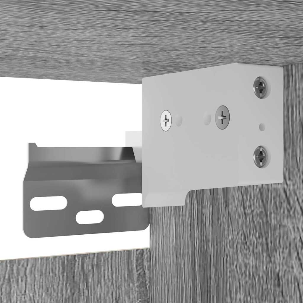 vidaXL Έπιπλο Τηλεόρασης Επιτοίχιο Γκρι Sonoma 30,5 x 30 x 30 εκ.