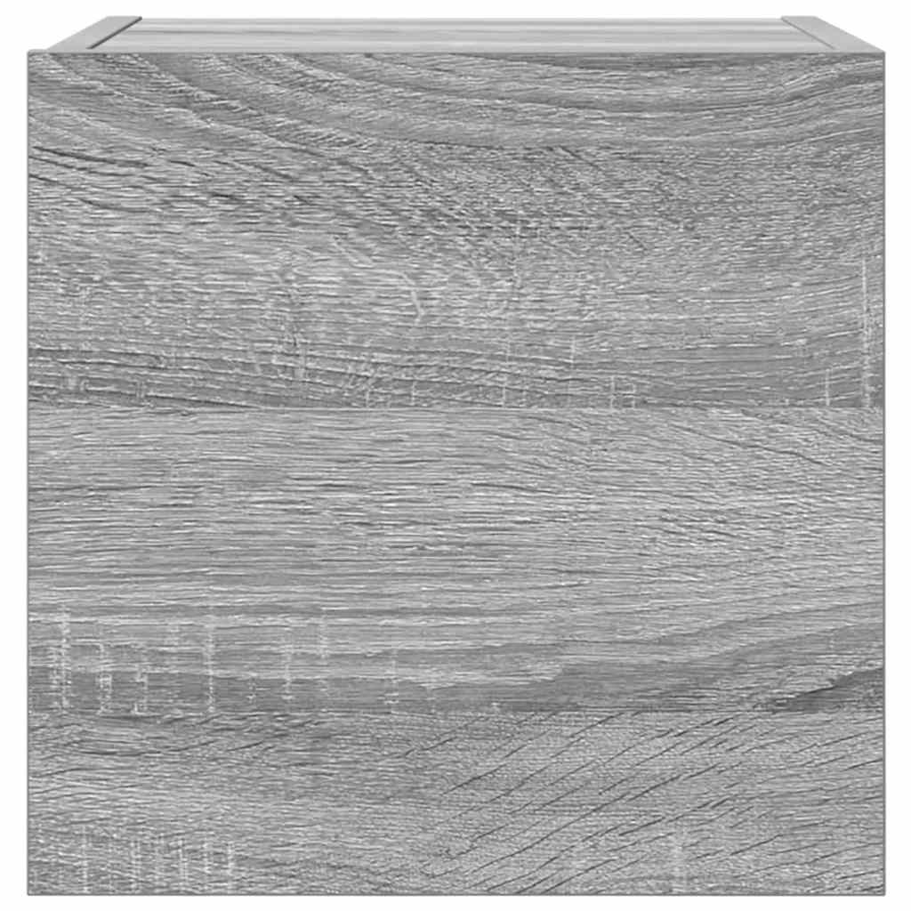 vidaXL Έπιπλα Τηλεόρασης Επιτοίχια 2 τεμ. Γκρι Sonoma 30,5x30x30 εκ.