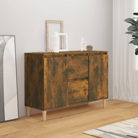 vidaXL Μπουφές Καπνιστή Δρυς 101 x 35 x 70 εκ. Επεξεργασμένο Ξύλο