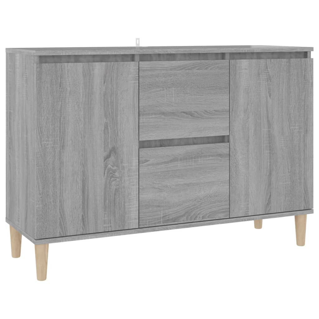 vidaXL Μπουφές Γκρι Sonoma 101 x 35 x 70 εκ. από Επεξεργασμένο Ξύλο