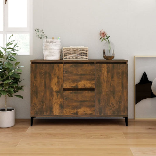vidaXL Μπουφές Καπνιστή Δρυς 102 x 35 x 70 εκ. Επεξεργασμένο Ξύλο