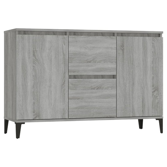 vidaXL Μπουφές Γκρι Sonoma 102 x 35 x 70 εκ. από Επεξεργασμένο Ξύλο