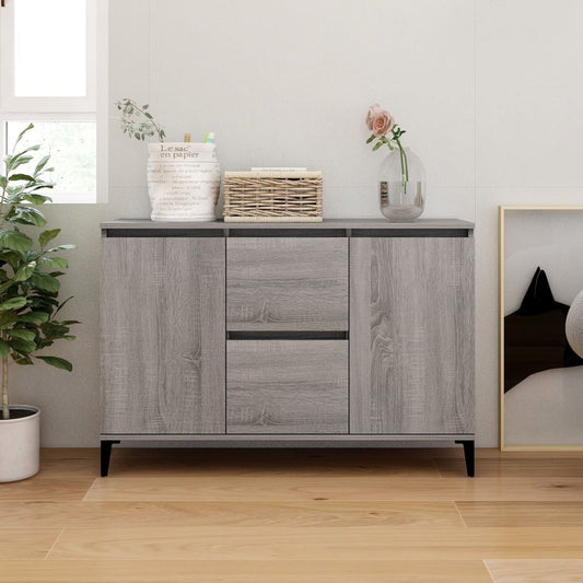 vidaXL Μπουφές Γκρι Sonoma 102 x 35 x 70 εκ. από Επεξεργασμένο Ξύλο