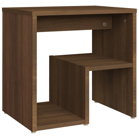 vidaXL Κομοδίνο Καφέ Δρυς 40 x 30 x 40 εκ. από Επεξεργασμένο Ξύλο