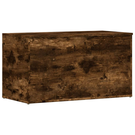 vidaXL Μπαούλο Αποθήκευσης Καπνιστή Δρυς 84x42x46 εκ. Επεξεργ. Ξύλο