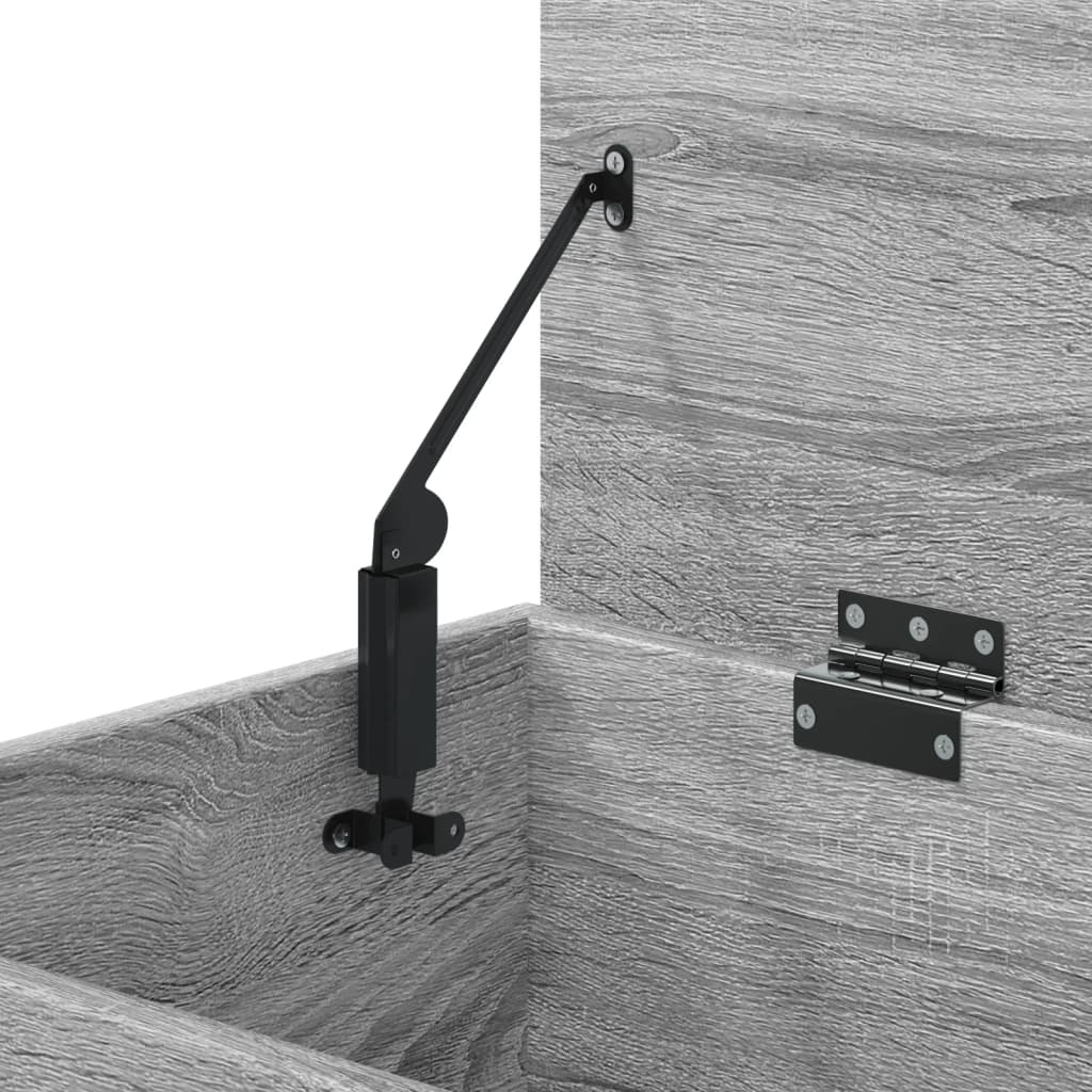 vidaXL Μπαούλο Αποθήκευσης Γκρι Sonoma 84x42x46 εκ. Επεξεργασμένο Ξύλο