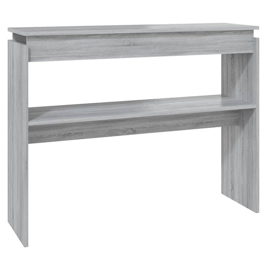 vidaXL Τραπέζι Κονσόλα Γκρι Sonoma 102x30x80 εκ. Επεξεργασμένο Ξύλο