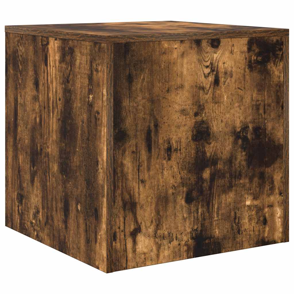 vidaXL Τραπεζάκια Ζιγκόν 3 τεμ. Καπνιστή Δρυς από Επεξεργασμένο Ξύλο