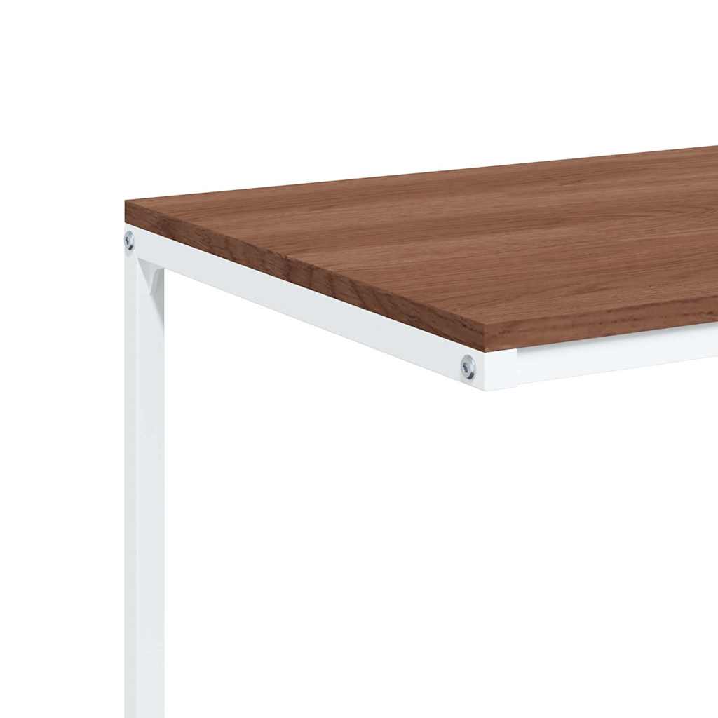 vidaXL Βοηθητικό Τραπέζι με Ρόδες Λευκό 55 x 35 x 70 εκ. Επεξ. Ξύλο