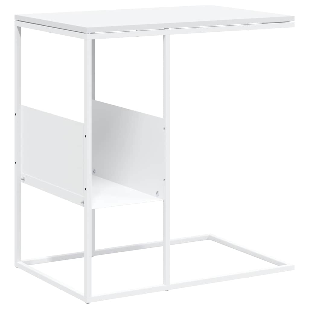vidaXL Τραπέζι Βοηθητικό Λευκό 55x36x59,5 εκ. από Επεξεργασμένο Ξύλο