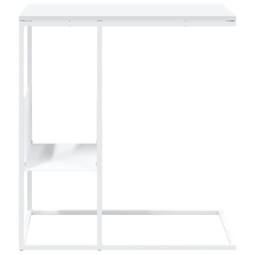 vidaXL Τραπέζι Βοηθητικό Λευκό 55x36x59,5 εκ. από Επεξεργασμένο Ξύλο