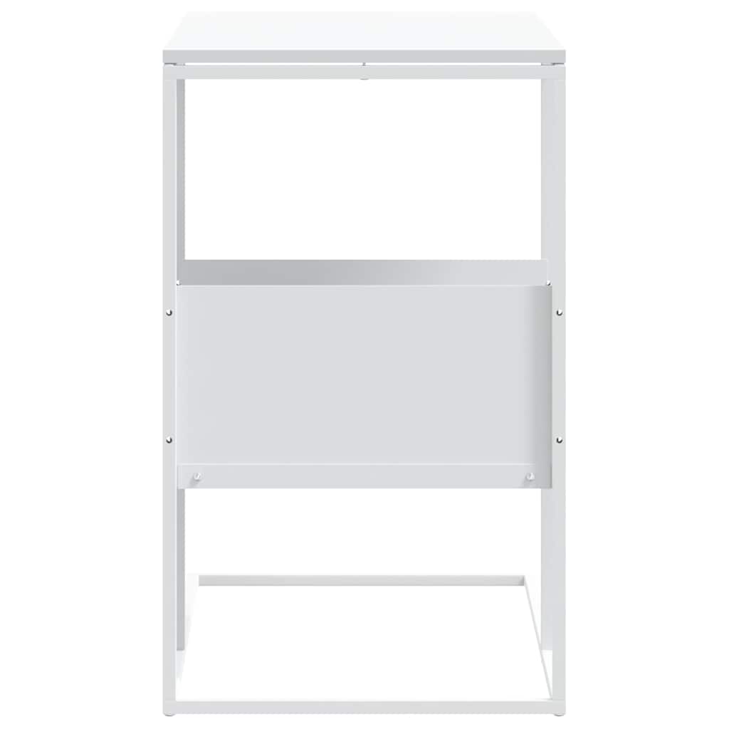 vidaXL Τραπέζι Βοηθητικό Λευκό 55x36x59,5 εκ. από Επεξεργασμένο Ξύλο