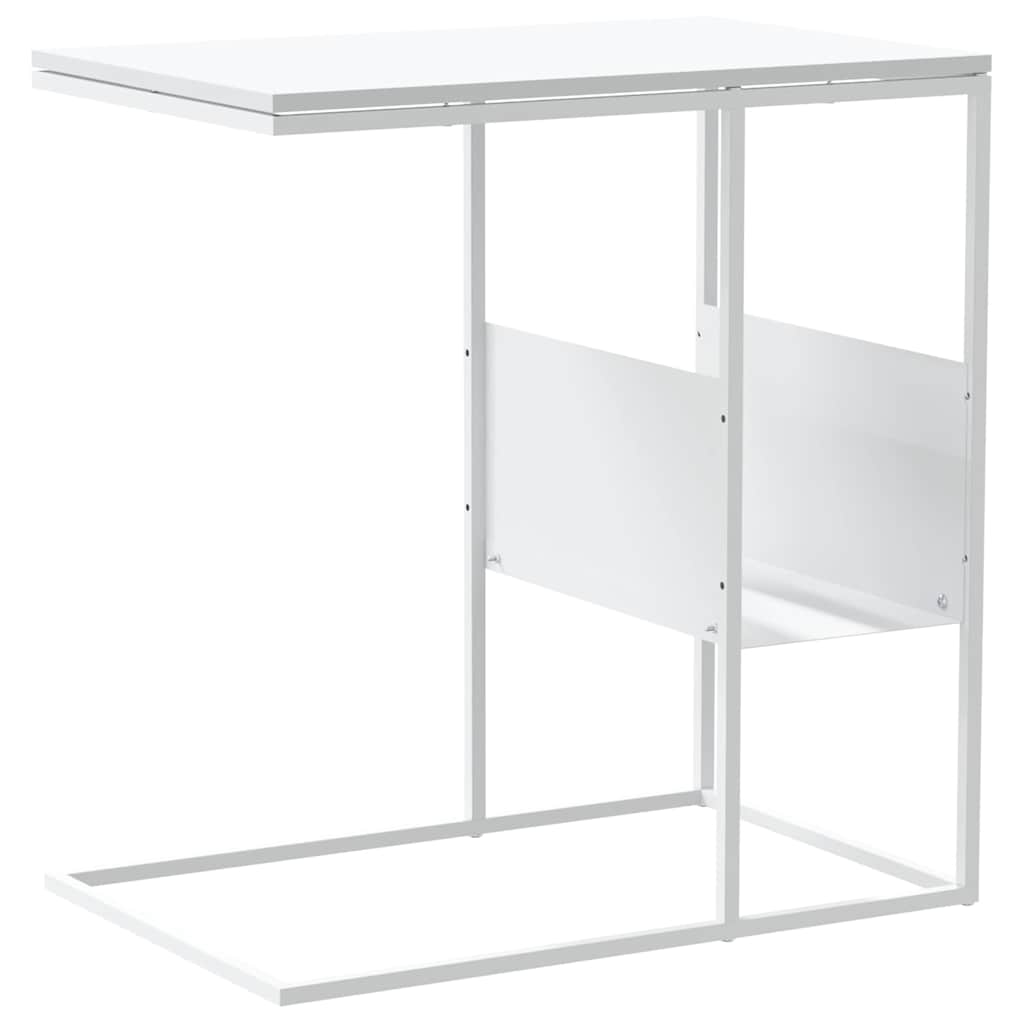 vidaXL Τραπέζι Βοηθητικό Λευκό 55x36x59,5 εκ. από Επεξεργασμένο Ξύλο
