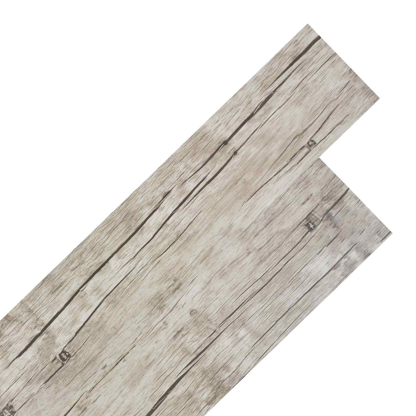 vidaXL Πλάκες Δαπέδου 2,51 m² 18 pcs PVC Ξεπλυμένη δρυς