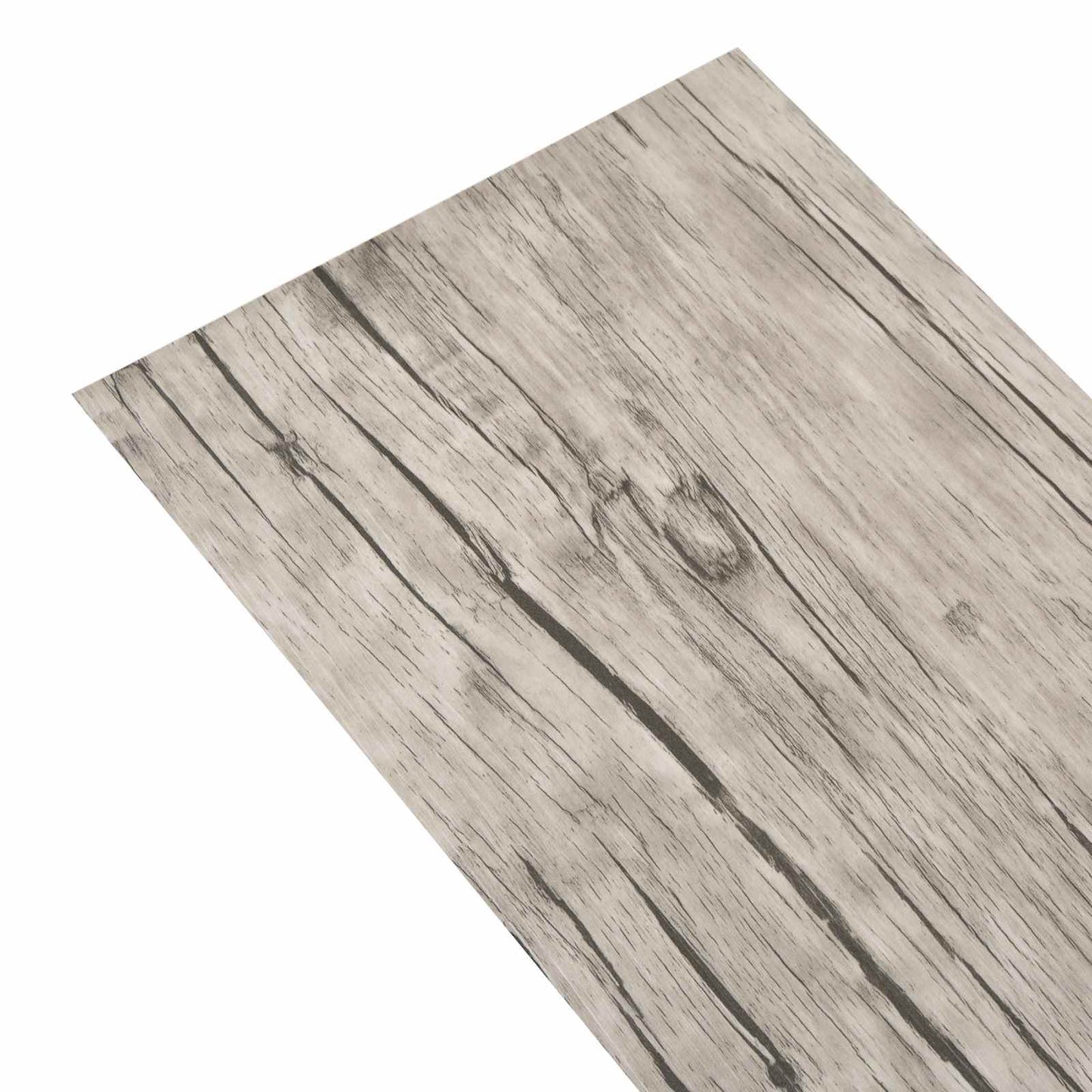 vidaXL Πλάκες Δαπέδου 2,51 m² 18 pcs PVC Ξεπλυμένη δρυς