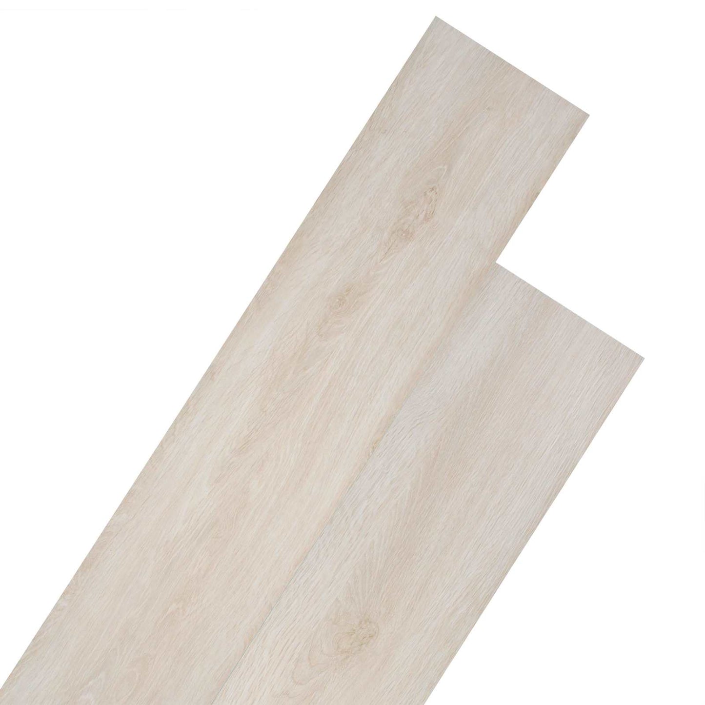 vidaXL Πλάκες Δαπέδου 18 pcs Λευκό Κλασικό Δρυς 2,51 m² PVC