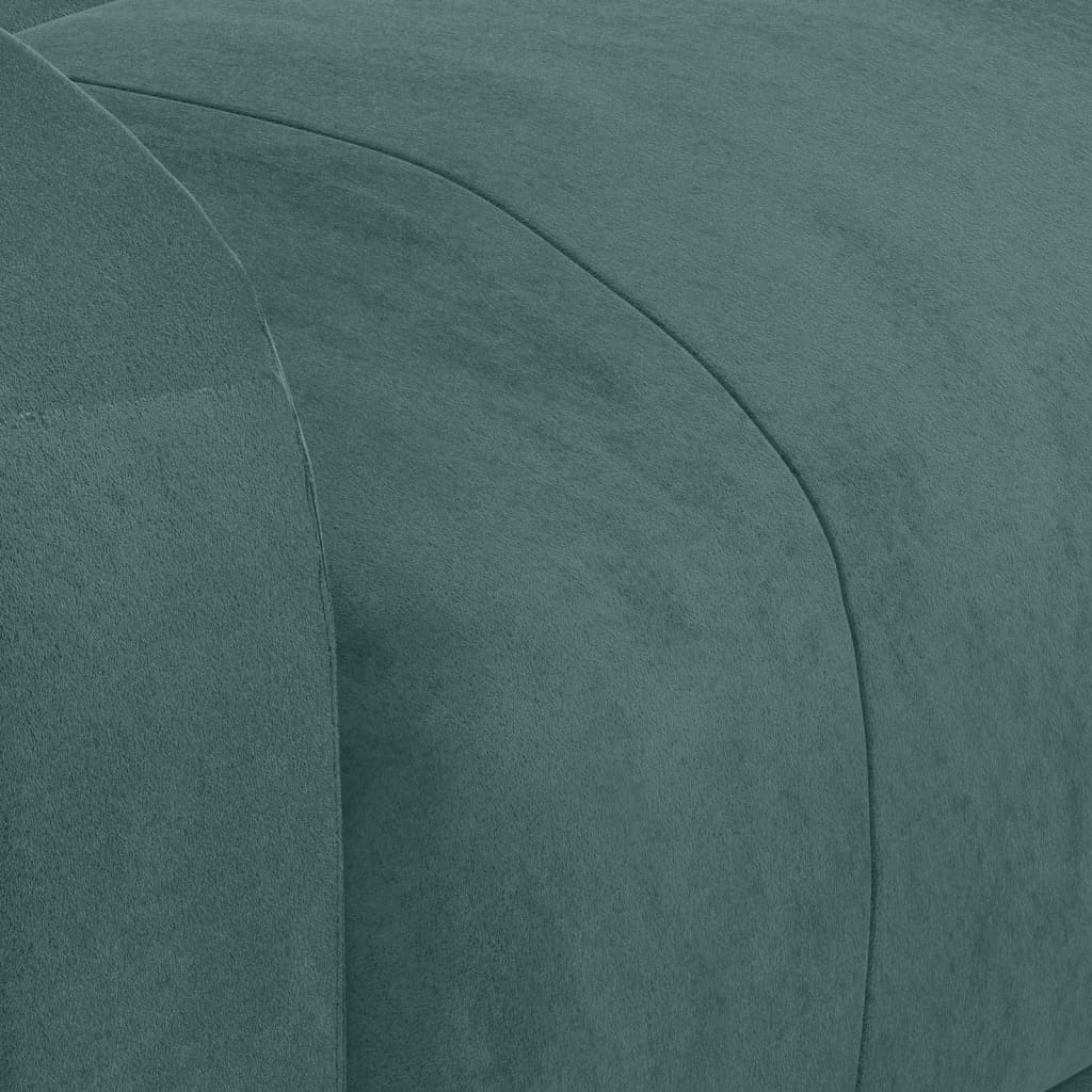 vidaXL Πολυθρόνα Ανακλινόμενη Ηλεκτρική Σκούρο Πράσινο Βελούδινη