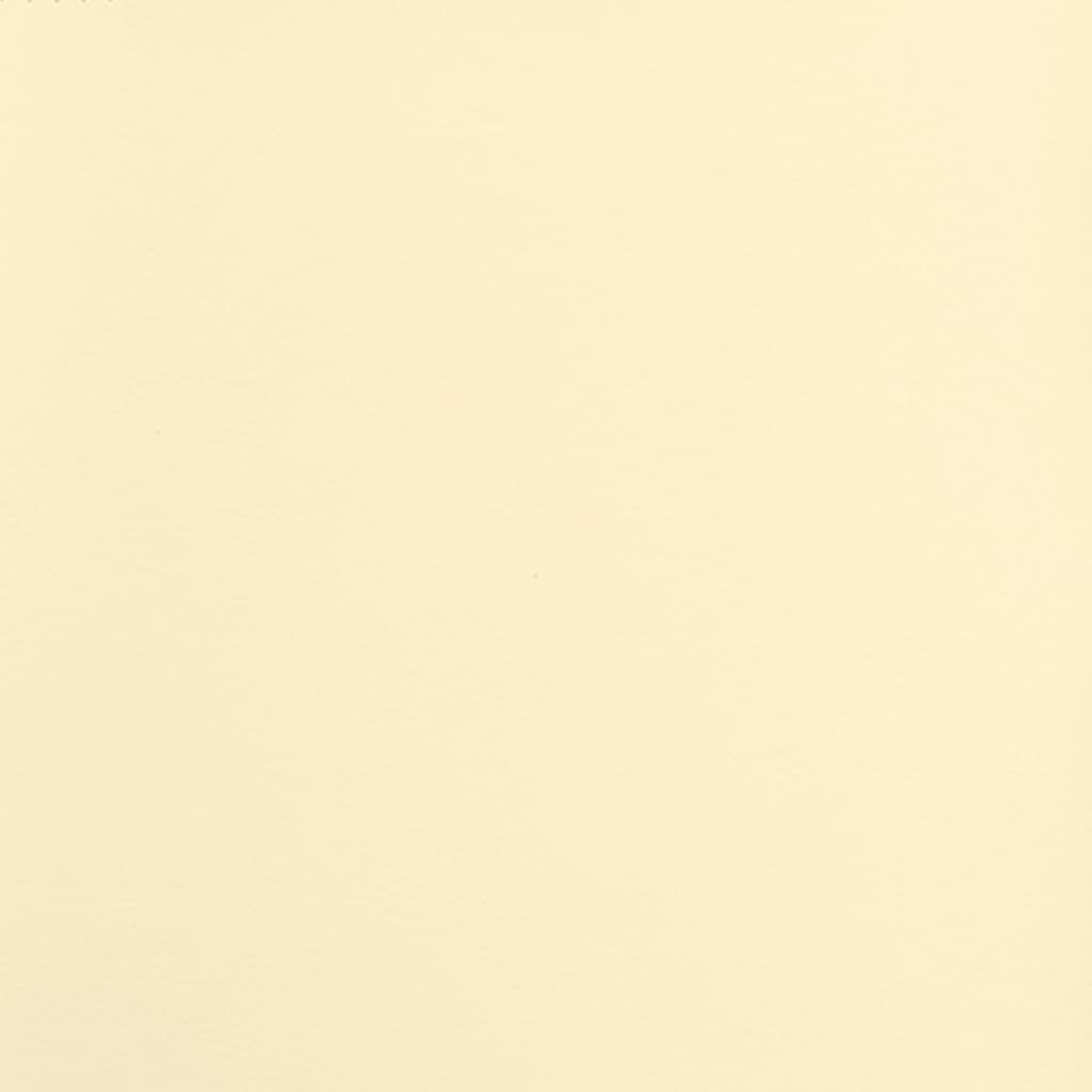 vidaXL Πολυθρόνα Ανακλινόμενη Ηλεκτρική Κρεμ από Συνθετικό Δέρμα