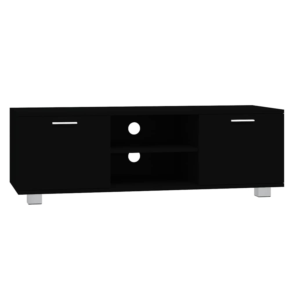 vidaXL Έπιπλο Τηλεόρασης Μαύρο 120 x 40,5 x 35 εκ. Επεξεργασμένο Ξύλο