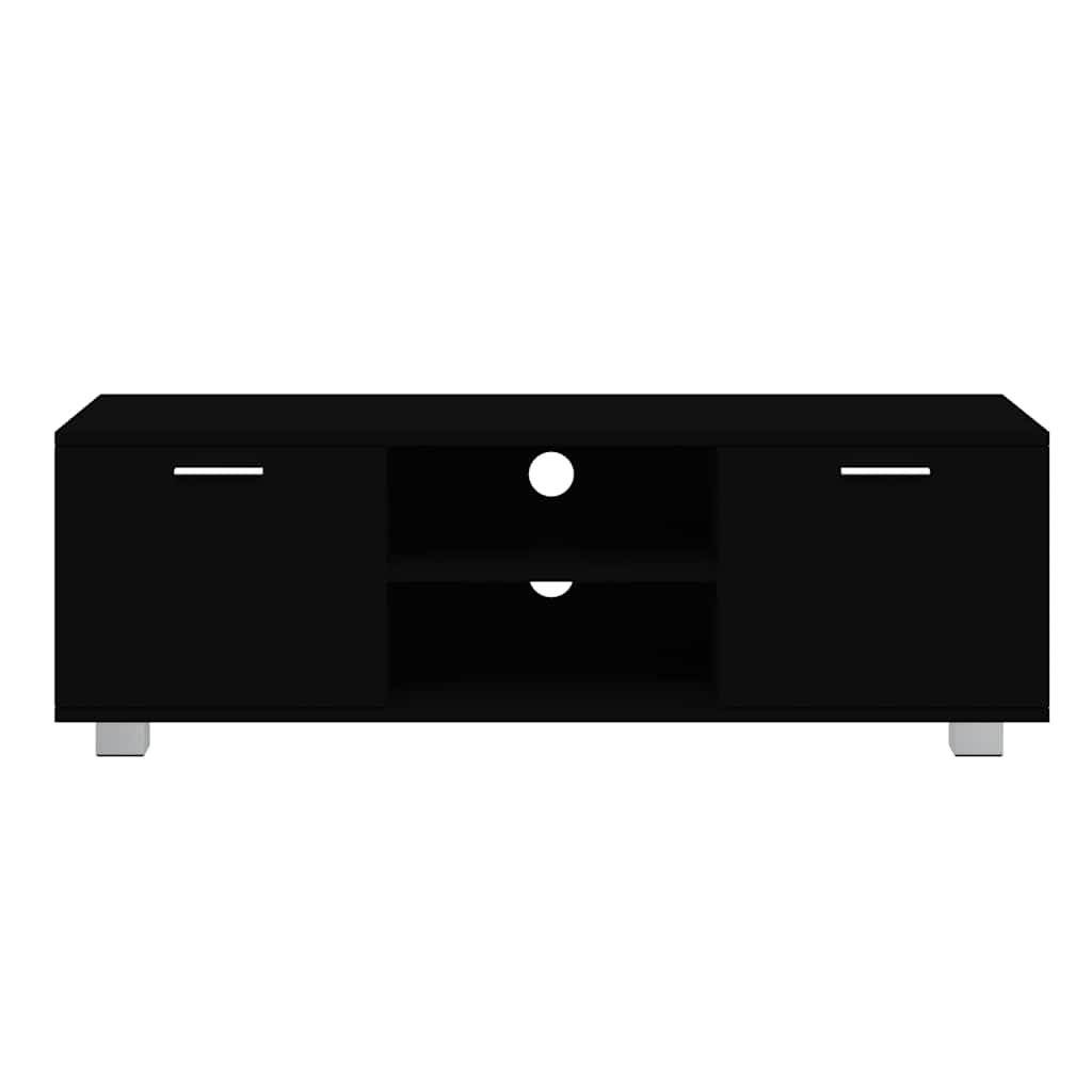 vidaXL Έπιπλο Τηλεόρασης Μαύρο 120 x 40,5 x 35 εκ. Επεξεργασμένο Ξύλο