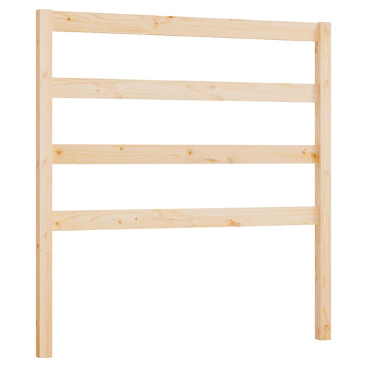 vidaXL Κεφαλάρι Κρεβατιού 96 x 4 x 100 εκ. από Μασίφ Ξύλο Πεύκου