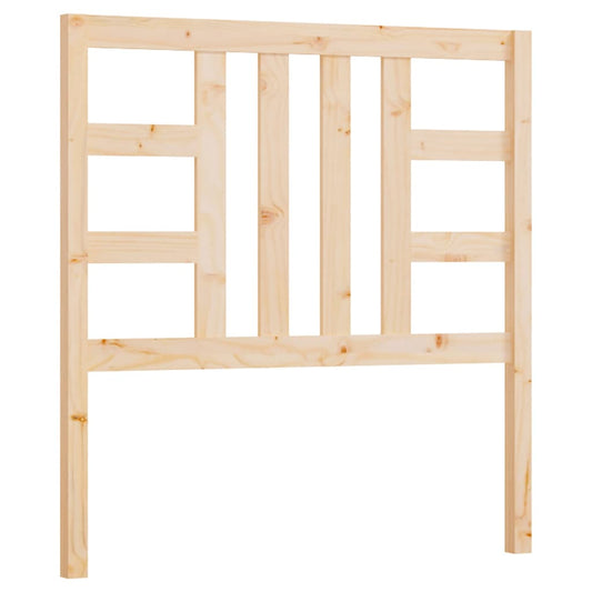 vidaXL Κεφαλάρι Κρεβατιού 96 x 4 x 100 εκ. από Μασίφ Ξύλο Πεύκου