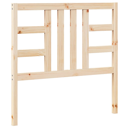 vidaXL Κεφαλάρι Κρεβατιού 106 x 4 x 100 εκ. από Μασίφ Ξύλο Πεύκου