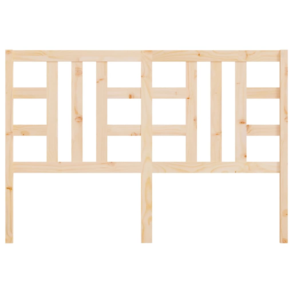 vidaXL Κεφαλάρι Κρεβατιού 141 x 4 x 100 εκ. από Μασίφ Ξύλο Πεύκου
