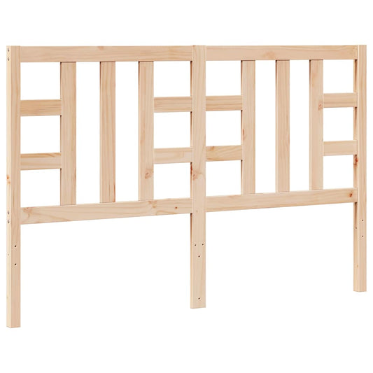 vidaXL Κεφαλάρι Κρεβατιού 146 x 4 x 100 εκ. από Μασίφ Ξύλο Πεύκου