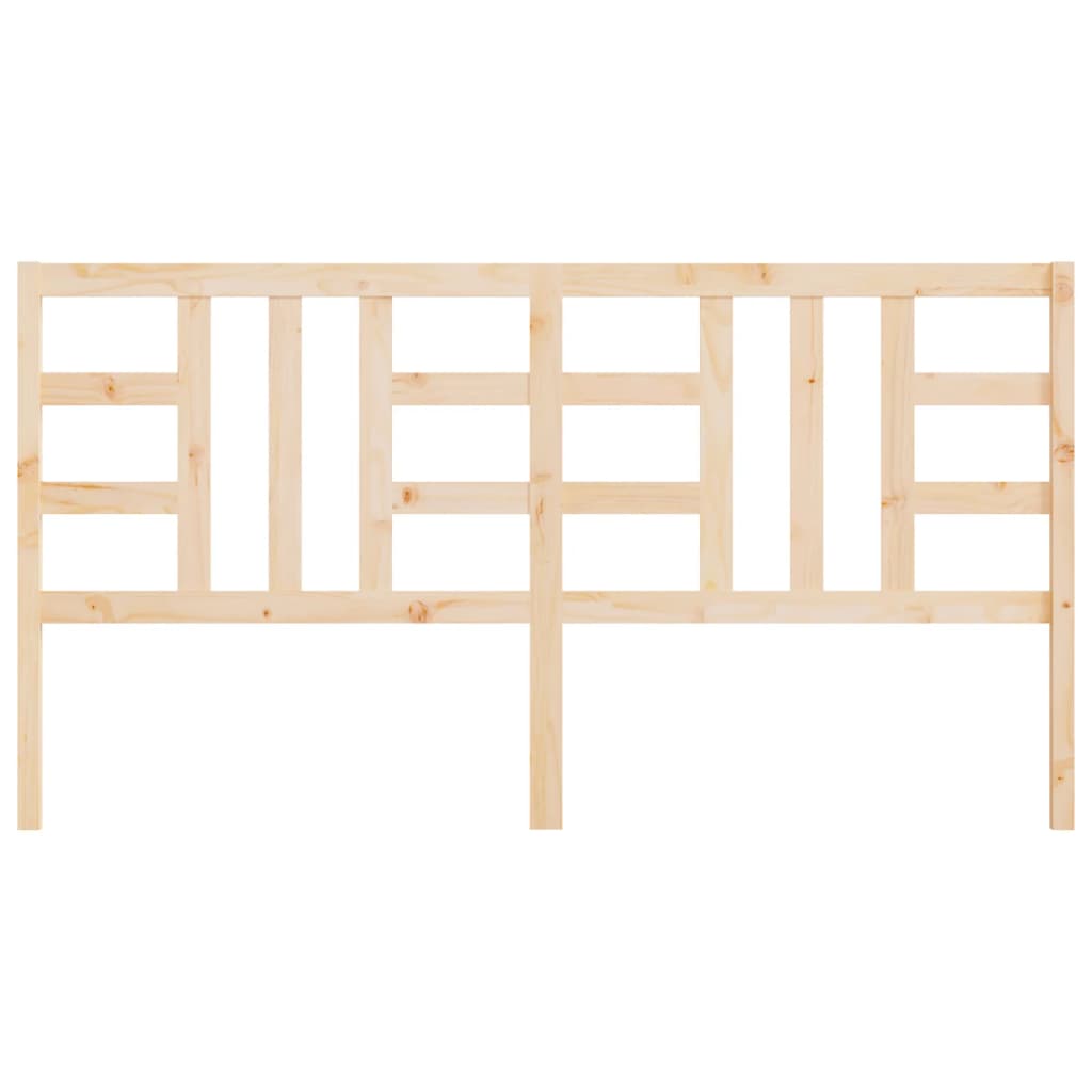 vidaXL Κεφαλάρι Κρεβατιού 206 x 4 x 100 εκ. από Μασίφ Ξύλο Πεύκου