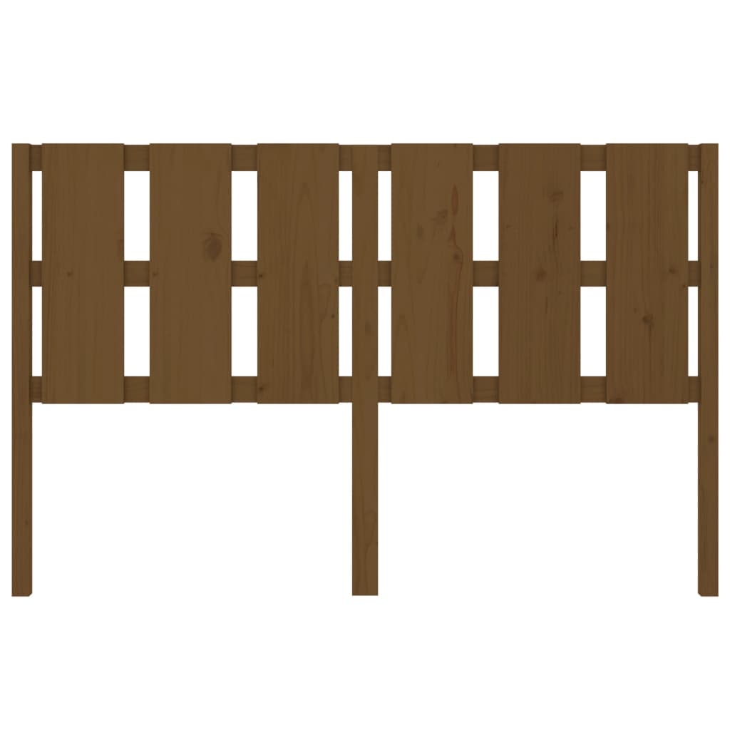 vidaXL Κεφαλάρι Κρεβατιού Μελί 155,5x4x100 εκ. Μασίφ Ξύλο Πεύκου