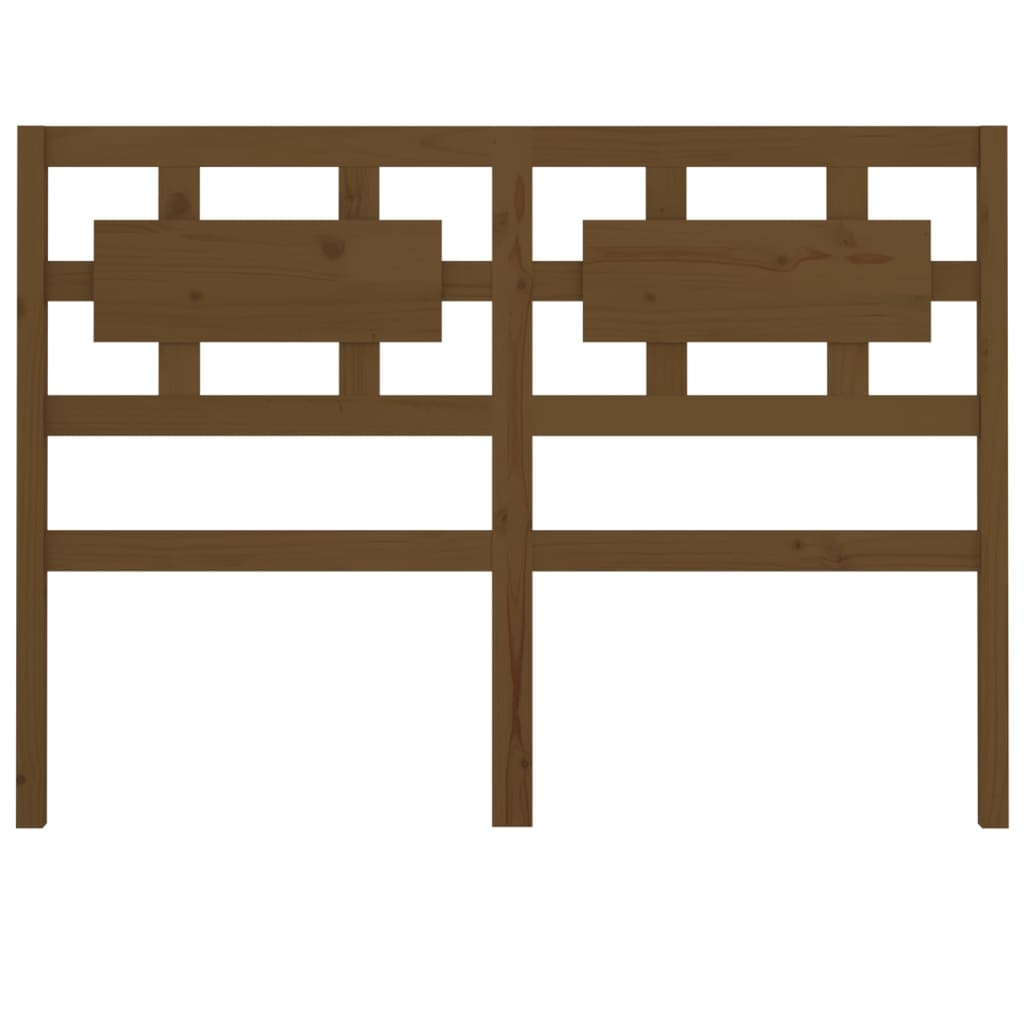 vidaXL Κεφαλάρι Κρεβατιού Μελί 185,5 x 4 x 100 εκ. Μασίφ Ξύλο Πεύκου