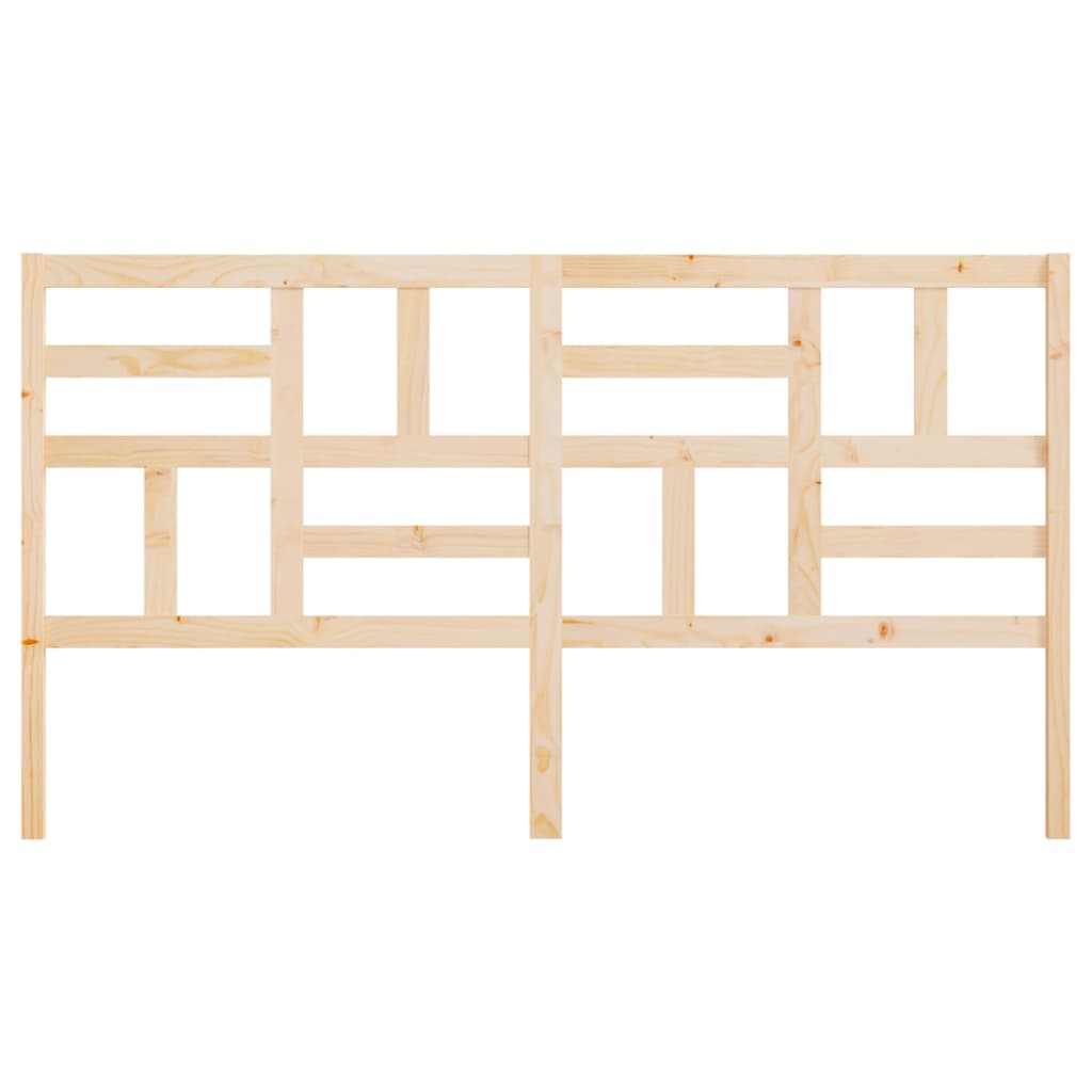 vidaXL Κεφαλάρι Κρεβατιού 186x4x104 εκ. από Μασίφ Ξύλο Πεύκου